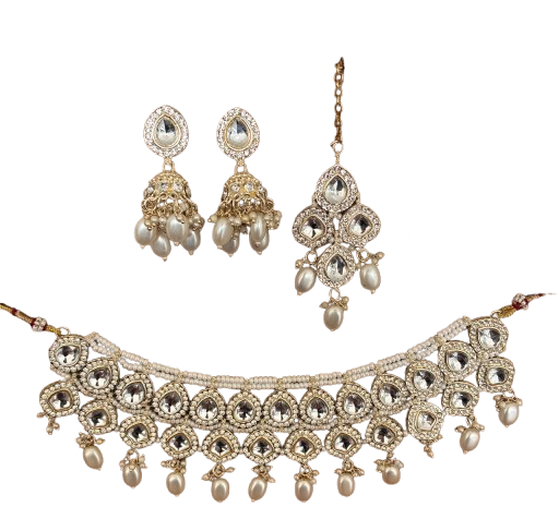 Heer Polki Necklace Set