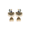 Mayuri Peacock Pearl Jhumka