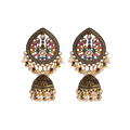 Meher Drop Pearl Jhumka Earrings